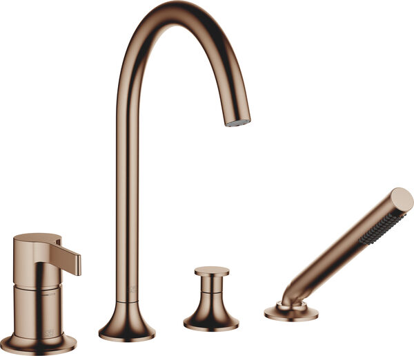 Batteria di riempimento Dornbracht Vaia 4-fori, bocca, s 220 mm, miscelatore monocomando, inversor image number 0