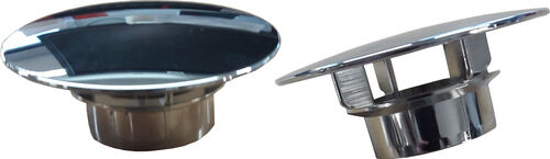 Haube Alape verchromt
