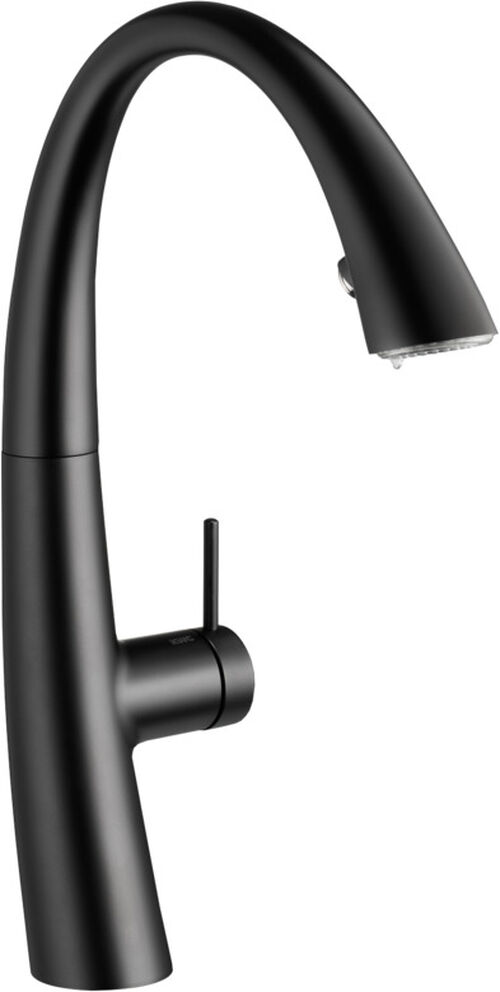 Sp&uuml;ltischmischer KWC Zoe Luminaqua LED Schwarz matt