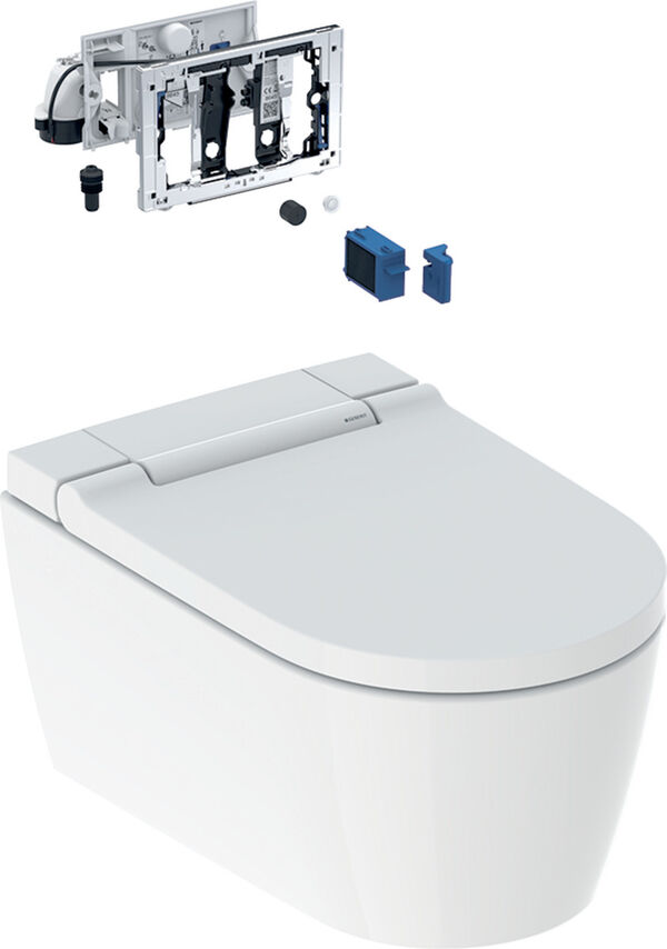WC doccetta Geberit AquaClean Sela, vaso sospeso cleaneffekt rimless con tecnologia di risciacquo image number 0