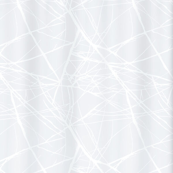 Tenda per doccia Spirella larghezza 180 cm lunghezza 200 cm White Fores image number 0