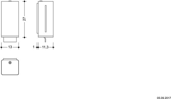Schaumseifenspender Hewi 805 Edelstahl matt image number 1