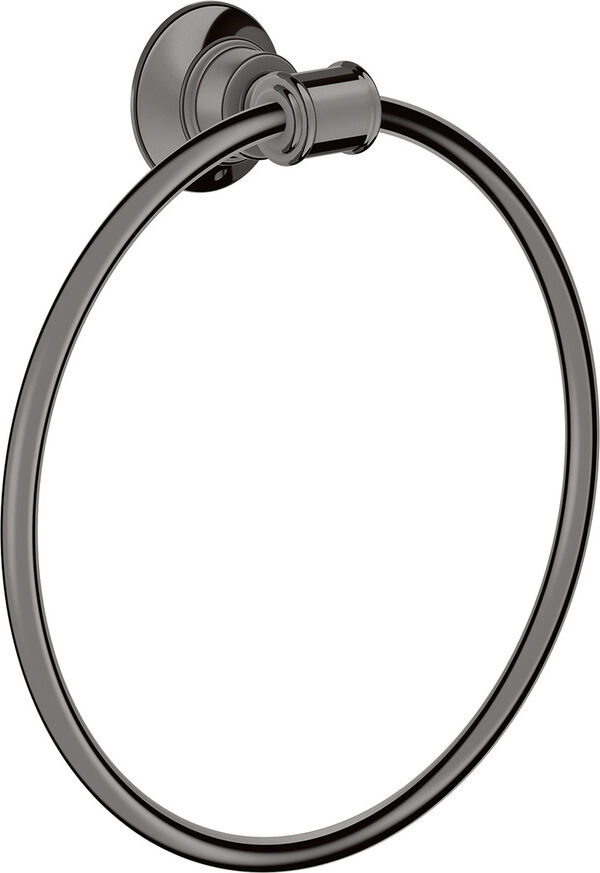 Porte-linge &agrave; anneau Axor Montreux Polished black chrom image number 0