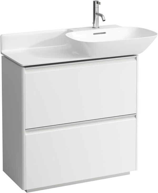 Armadio sottolavabo Laufen Ino, larghezza 77 cm, altezza 77 cm, profondit&agrave; 35 cm, 2 cassetti, image number 0