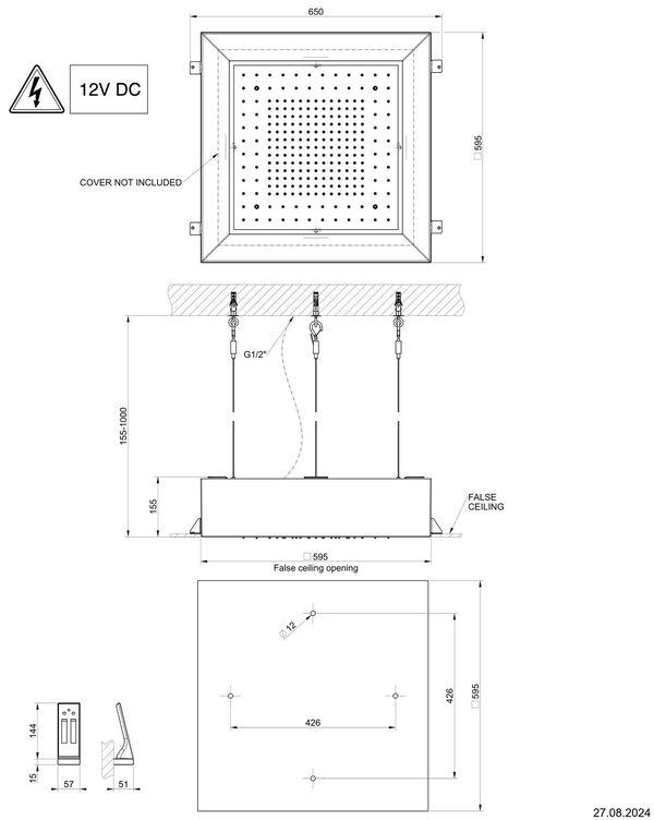 Regenbrause Gessi Afilo Weiss cn image number 1
