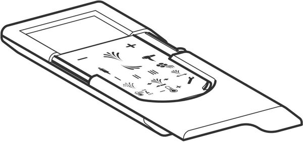 T&eacute;l&eacute;commande Geberit AquaClean image number 0