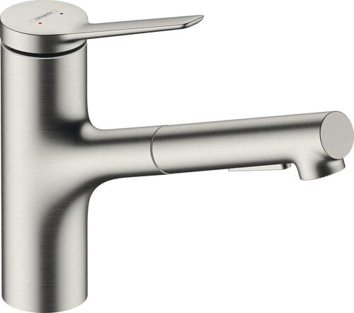 Miscelatore monocomando per lavello Hansgrohe Zesis Colore acciaio inossidabile
