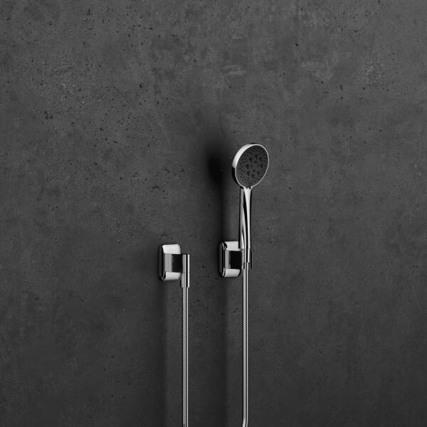 Garniture de douche murale Dornbracht Lissé Dark Chrome image number 1