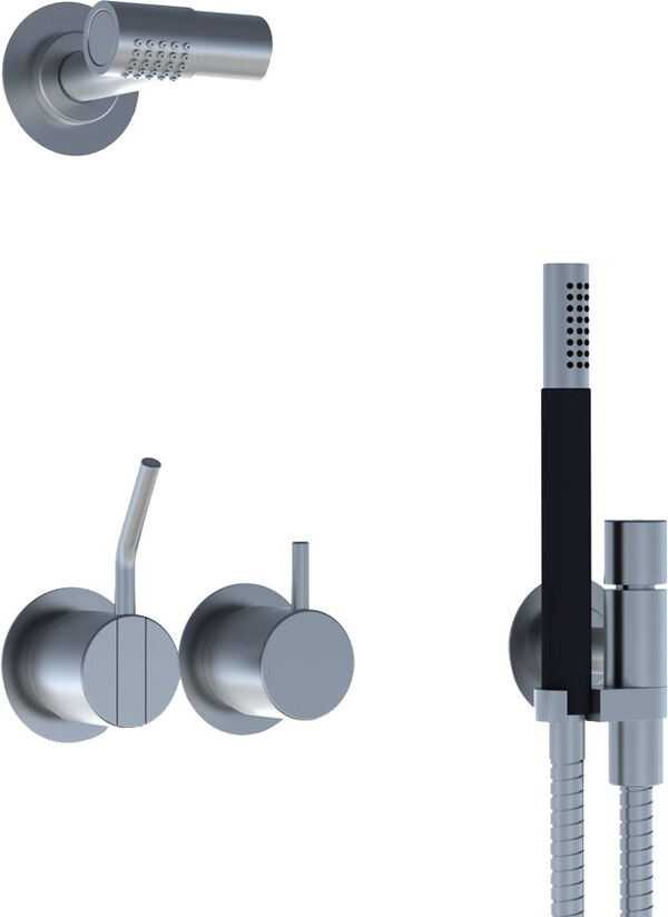 Duschenmischer-Endmontageset Vola Schwarz matt image number 0