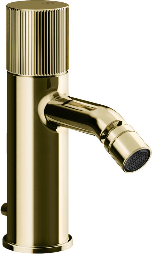 M&eacute;langeur de bidet Gessi Habito Laitone PVD Rigato