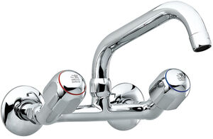Wandbatterie Laufen Silor chromeline
