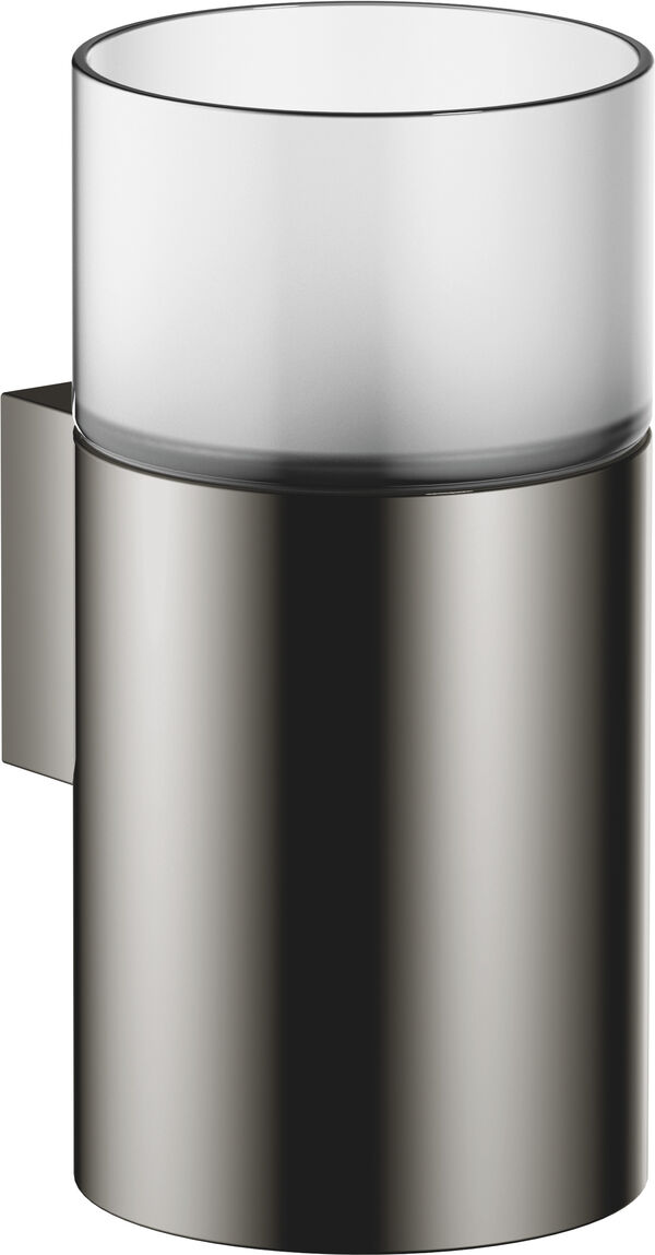 Portabicchiere Dornbracht Meta, bicchiere in cristallo opaco image number 0