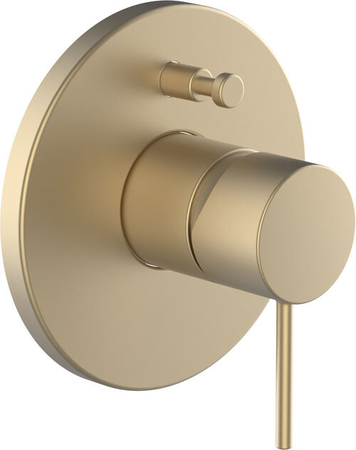 Bademischer-Endmontageset Laufen Twinplus Slim Gold&nbsp;matt pale&nbsp;PVD