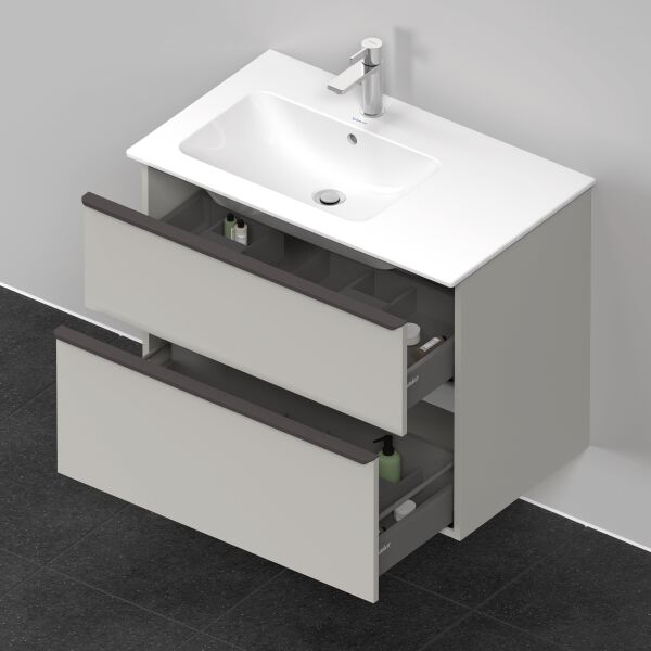 Waschtischmöbel Duravit D-Neo betongrau matt image number 3