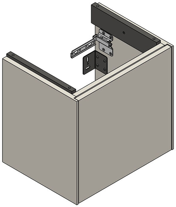 Meuble sous-lavabo Alterna meda S Anthracite image number 0