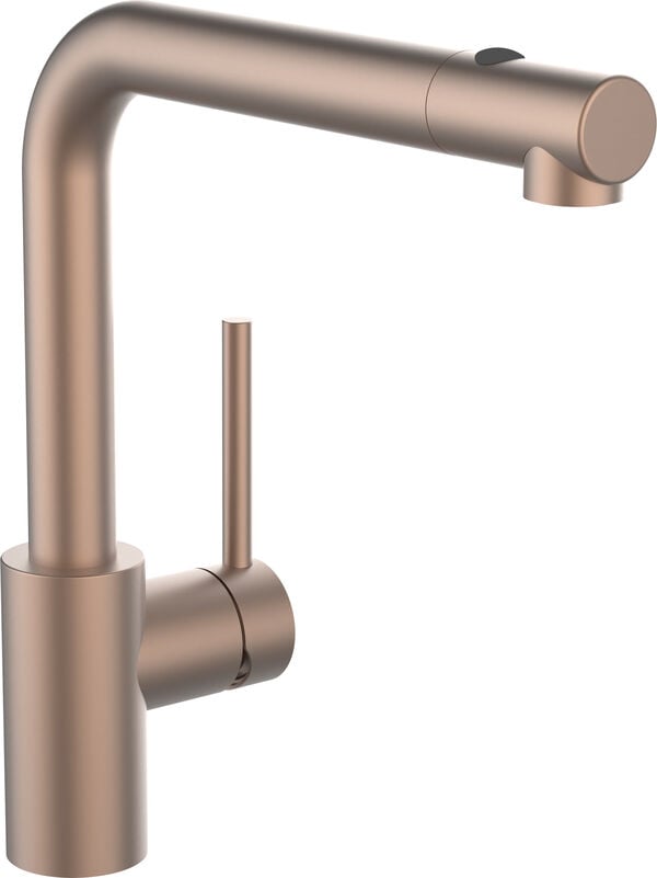 Miscelatore monocomando per lavello Laufen Twinplus, bocca mobile 360°, s 225 mm, doccia image number 0
