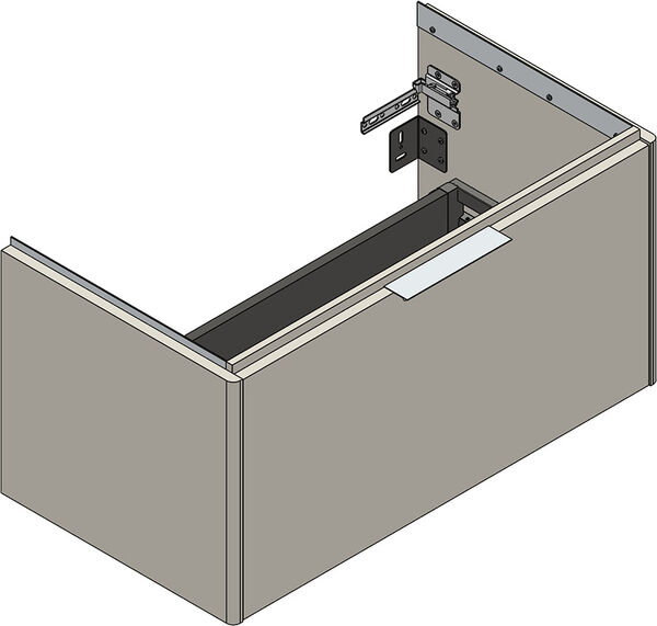 Meuble sous-lavabo Alterna pro S Anthracite image number 0