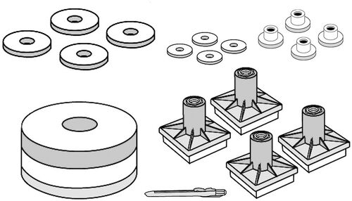 Set d'isolazione fonica Hafner Iso-Set