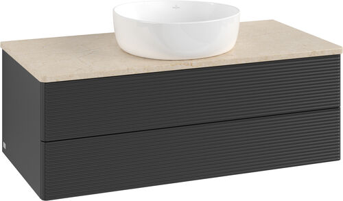 Armadio sottolavabo Villeroy & Boch Antao Nero opaco