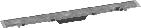 Duschrinne Hansgrohe RainDrain Rock Verchromt image number 0