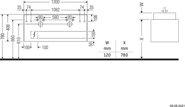 Waschtischm&ouml;bel Duravit White Tulip Stone grey matt image number 1