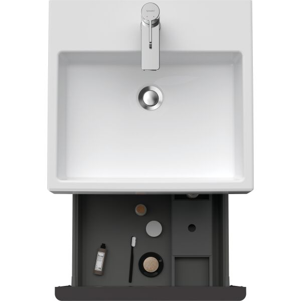 Meuble sous-lavabo Duravit D-Neo graphite mat image number 4