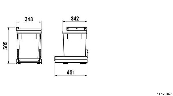 Abfallsystem M&uuml;llex X40L35 image number 1
