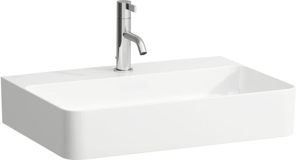 Lavabo d'appoggio Val 60 x 42 cm, altezza 11,5 cm con troppopieno senza foro image number 0