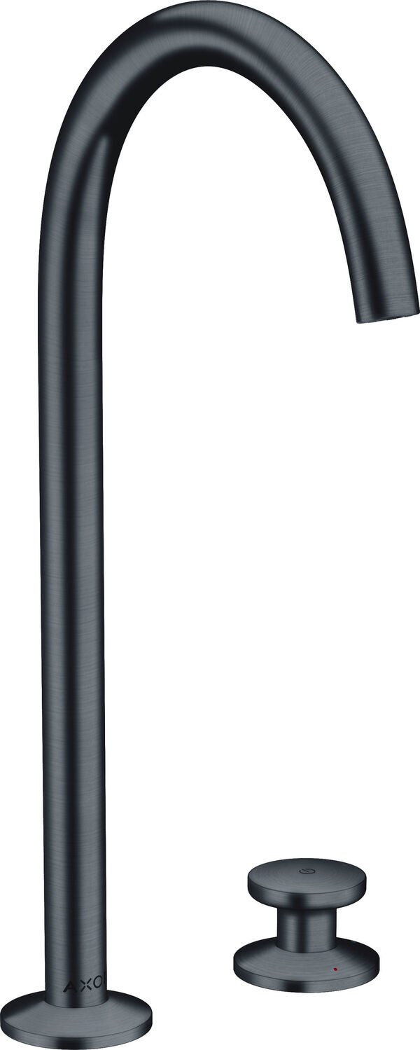 Batterie à 2-trous Axor One Select brushed black chrome image number 0