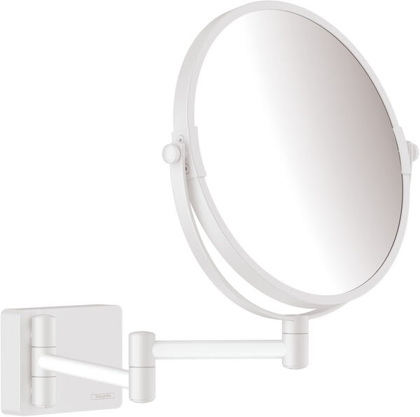 Miroir cosmétique Hansgrohe AddStoris blanc mat image number 0
