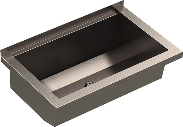 Waschrinne KWC Planox PL6 Breite 60 cm, Tiefe 38,2 cm ohne Armaturenbank image number 0
