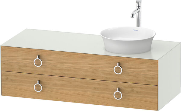 Armadio sottolavabo Duravit White Tulip, larghezza 130 cm, altezza 40,8 cm, profondità 55 cm, 2 image number 0