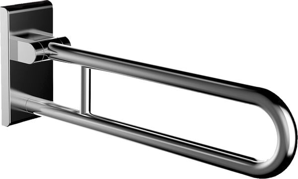 Duschspritzschutzhalter Nosag Inoxcare, Nosag Inoxcare, klappbar, A 90 cm, mit Montageplatte, ohne image number 0