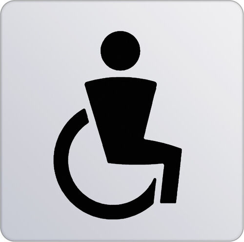 Türschild Keuco Plan verchromt