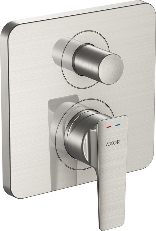 Bademischer-Endmontageset Axor Citterio E Edelstahloptik