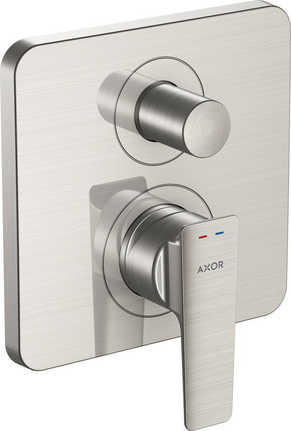 Bademischer-Endmontageset Axor Citterio E Edelstahloptik image number 0