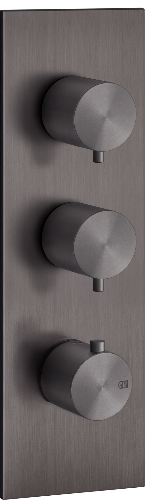 Bade- und Duschenmischer Endmontageset Gessi 316 Black metal brushed image number 0