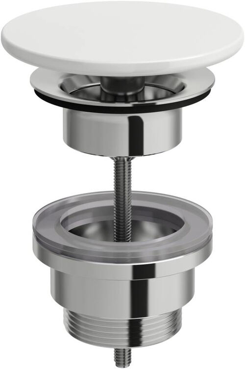 Schaftventil 1&frac14;" Weiss matt