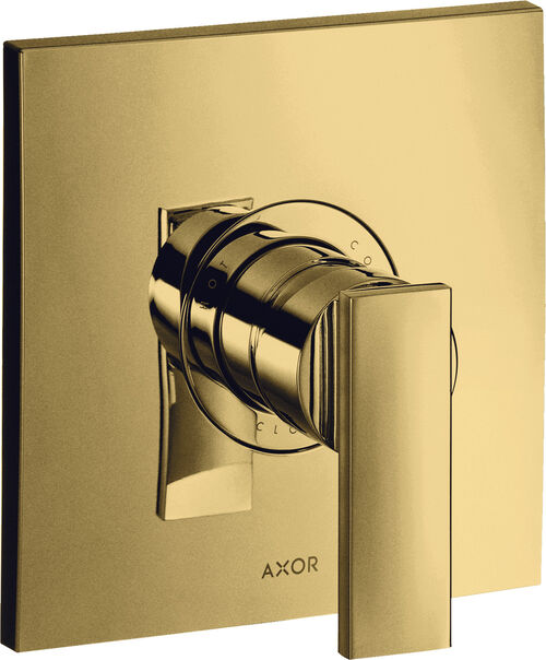 M&eacute;langeur de douche-set de montage final Axor Citterio Polished black chrom