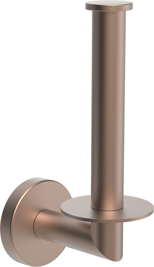Porte-papier de r&eacute;serve Laufen Niara Or rose PVD bross&eacute; base chrome