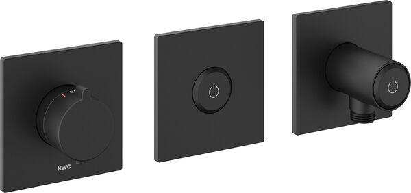 Bademischer-Endmontageset  KWC Homebox Abdeckplatten eckig  image number 0