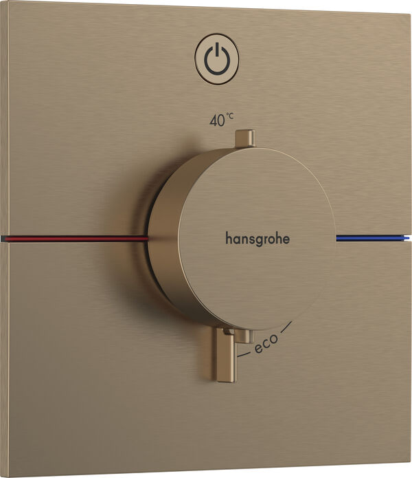 Sistema da doccia Hansgrohe Shower Select Comfort E, termostato, placca di copertura angolata, 155 image number 0