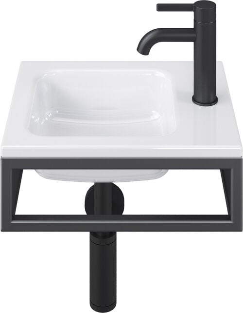 Lavabo d'appoggio Schmidlin Mero mini Frame Bianco opaco