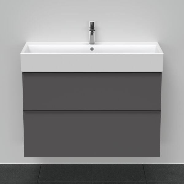 Armadio sottolavabo Duravit D-Neo Grafite opaco image number 2