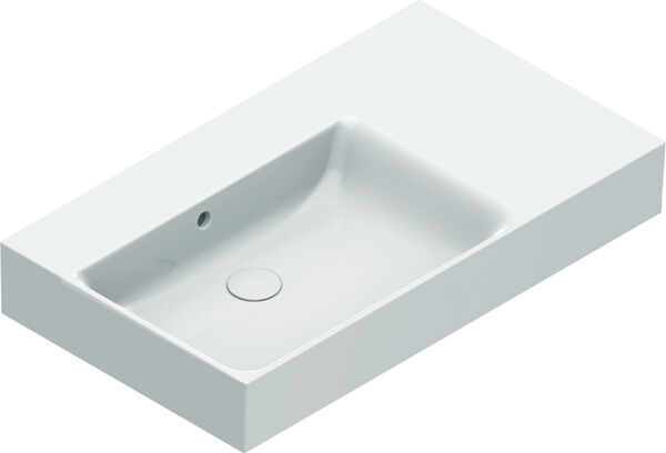 Waschtisch Alterna elena 80 x 47 cm Weiss Cleaneffekt image number 0