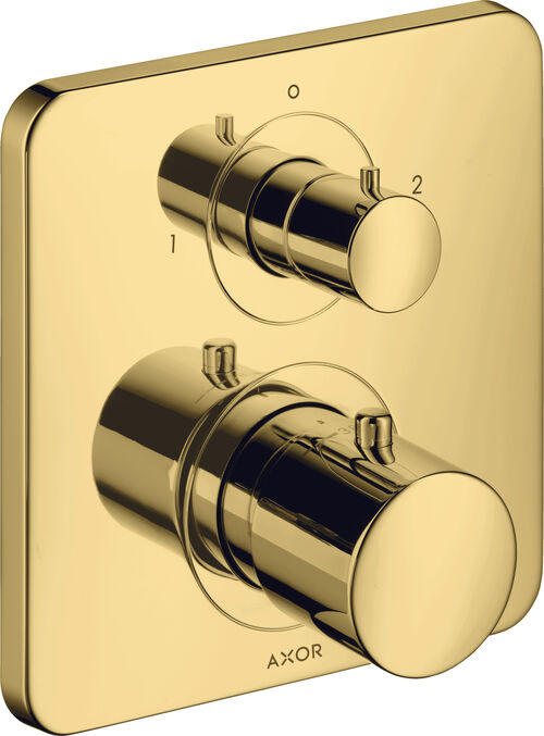 Thermostatmischer-Endmontageset Axor Citterio M Polished black chrom