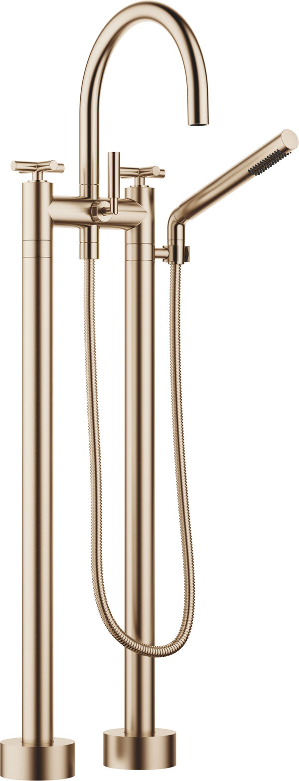 Batteria da bagno Dornbracht Tara., modello d'appoggio sporgenza 225 mm tubi verticali image number 0