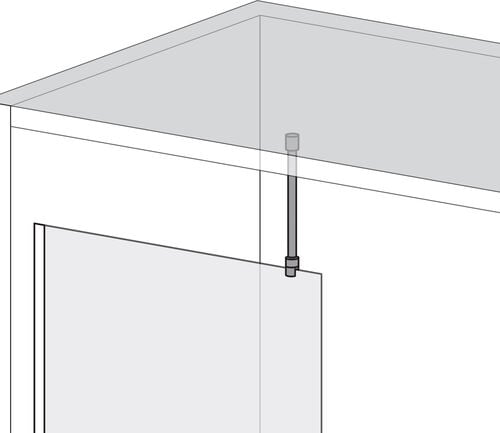 Rundtraverse Duscholux Silbereloxiert