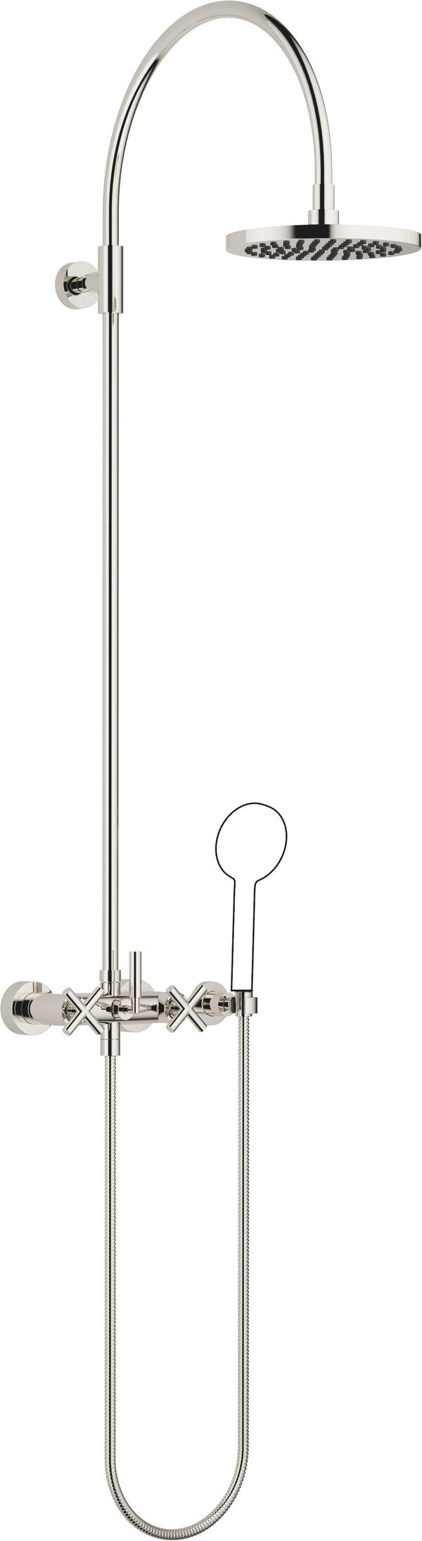 Shower Pipe Dornbracht con Batteria da doccia, distanza 135 - 165 mm, s 420 mm, altezza 1170 mm, image number 0