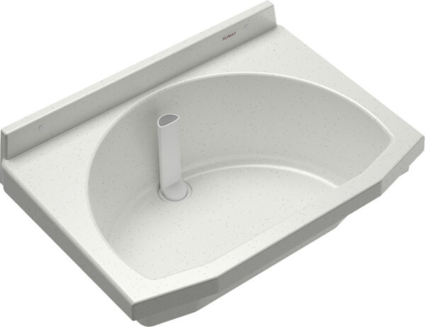 Waschtrog Romay Modern Weiss marmoriert image number 0